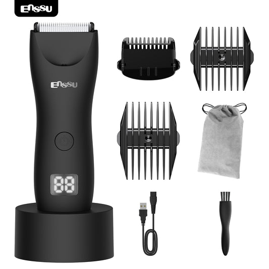 Aparador Corporal ENSSU Pro Preto - Display Digital LCD IPX7 Cerâmica