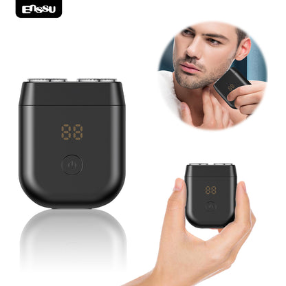 Barbeador Elétrico ENSSU para Homens  Aparador de Barba Sem Fio à Prova d'Água Recarregável via USB