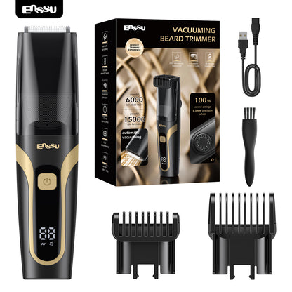 Aparador Barba Sucção ENSSU Max Preto - 1-20mm Display IPX7