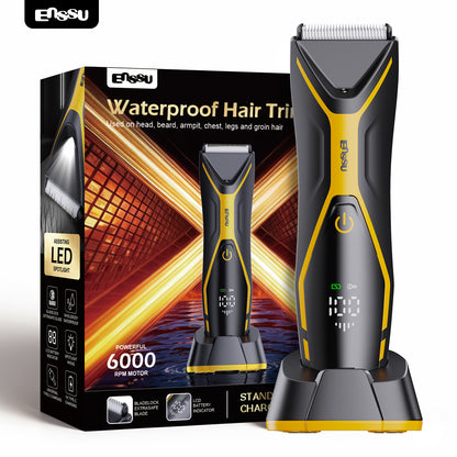Aparador Corporal 2 em 1 ENSSU Pro Amarelo - BraiLock™ IPX7 Display Digital