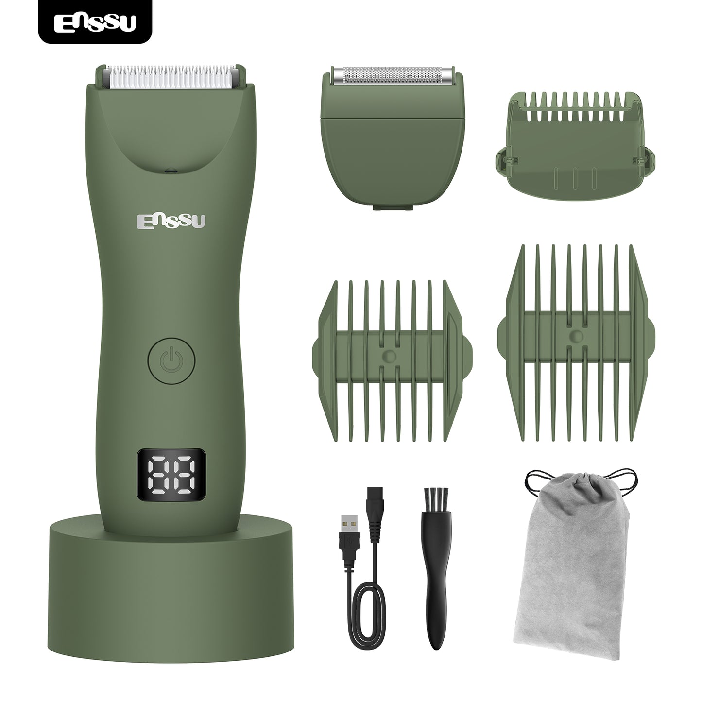 Aparador 2 em 1 ENSSU Pro Verde - Display Digital Base IPX7