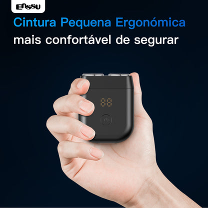 Barbeador Elétrico ENSSU para Homens  Aparador de Barba Sem Fio à Prova d'Água Recarregável via USB