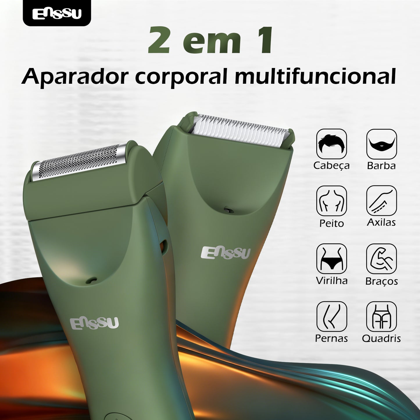 Aparador 2 em 1 ENSSU Pro Verde - Display Digital Base IPX7