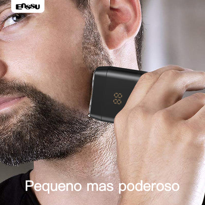 Barbeador Elétrico ENSSU para Homens  Aparador de Barba Sem Fio à Prova d'Água Recarregável via USB