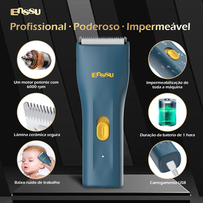Cortador de cabelo elétrico para adultos