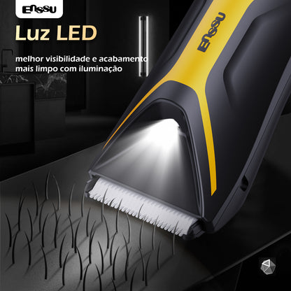 Aparador Corporal 2 em 1 ENSSU Pro Amarelo - BraiLock™ IPX7 Display Digital