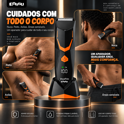 Aparador de Pelos Inteligente com Câmera HD e Visualização em Tempo Real pelo Celular