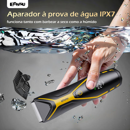Aparador Corporal 2 em 1 ENSSU Pro Amarelo - BraiLock™ IPX7 Display Digital