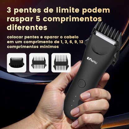 Aparador 2 em 1 ENSSU Ultra Preto - BraiLock™ Base LED IPX7