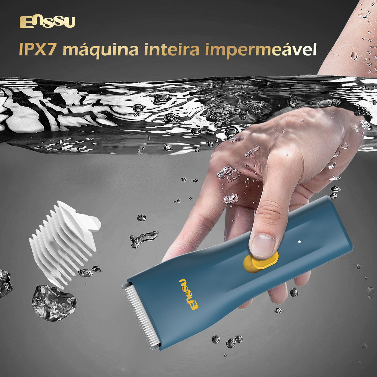 Cortador de cabelo elétrico para adultos