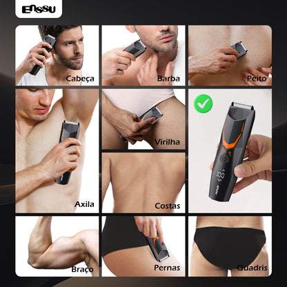 Aparador Precisão ENSSU Pro Laranja - Display Digital Pentes Especiais IPX7