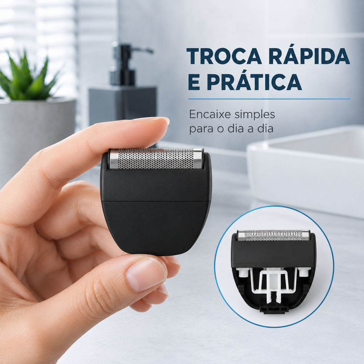 Cabeça de Corte em Cerâmica ENSSU – Reposição para Aparador de Barba e Pelos