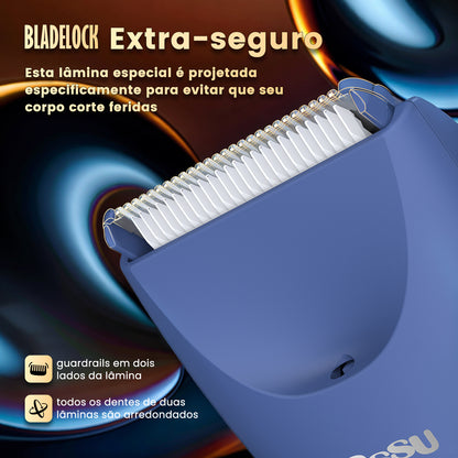 Aparador de Pelos ENSSU Ultra Azul - BraiLock™ LED 60min IPX7