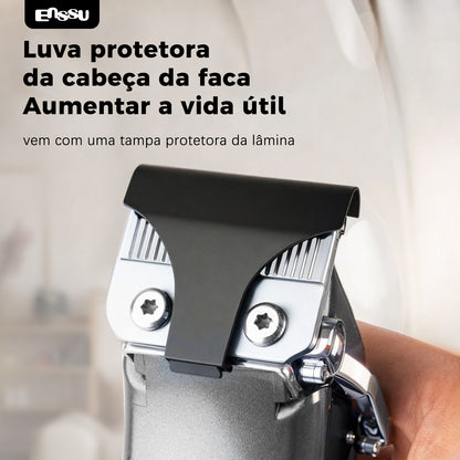 Aparador Profissional ENSSU Pro Preto - T-Blade LED Display Type-C Recarregável