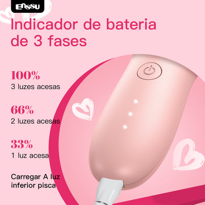 Aparador Feminino 2 em 1 ENSSU Ultra Rosa - BraiLock™ LED IPX7