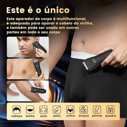 Aparador 2 em 1 ENSSU Ultra Preto - BraiLock™ Base LED IPX7