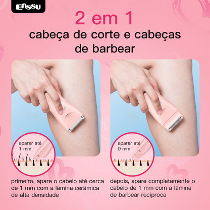 Aparador Feminino 2 em 1 ENSSU Ultra Rosa - BraiLock™ LED IPX7