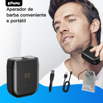 Barbeador Elétrico ENSSU para Homens  Aparador de Barba Sem Fio à Prova d'Água Recarregável via USB