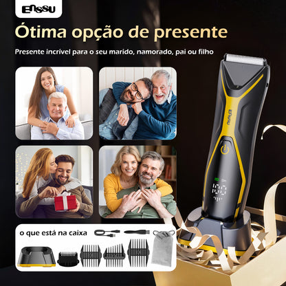 Aparador Corporal 2 em 1 ENSSU Pro Amarelo - BraiLock™ IPX7 Display Digital