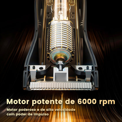 Aparador 2 em 1 ENSSU Ultra Preto - BraiLock™ Base LED IPX7