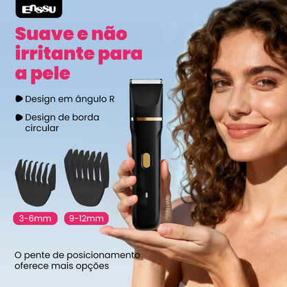 Kit 5 em 1 Feminino ENSSU Max Preto - 6900rpm Type-C IPX7