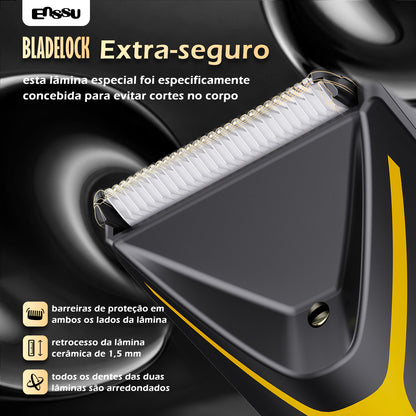 Aparador Corporal 2 em 1 ENSSU Pro Amarelo - BraiLock™ IPX7 Display Digital