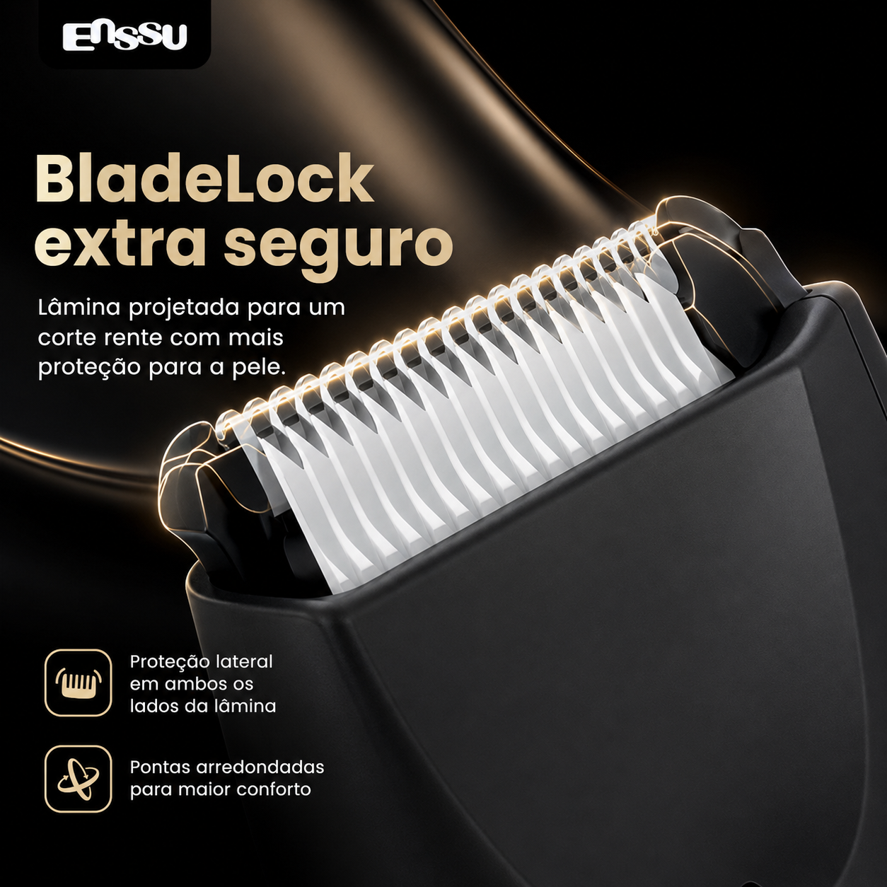 Aparador Corporal ENSSU Pro Preto