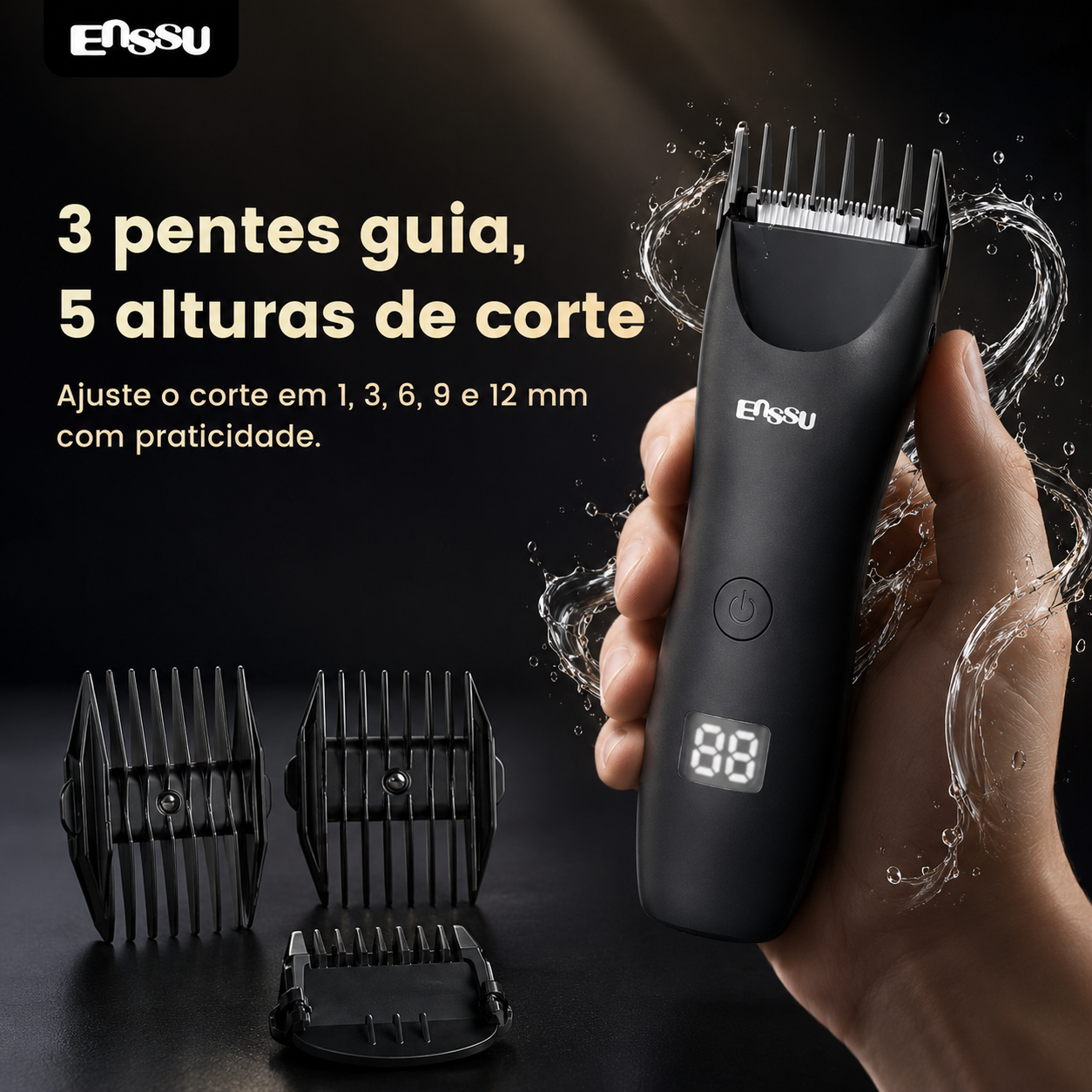 Aparador Corporal ENSSU Pro Preto