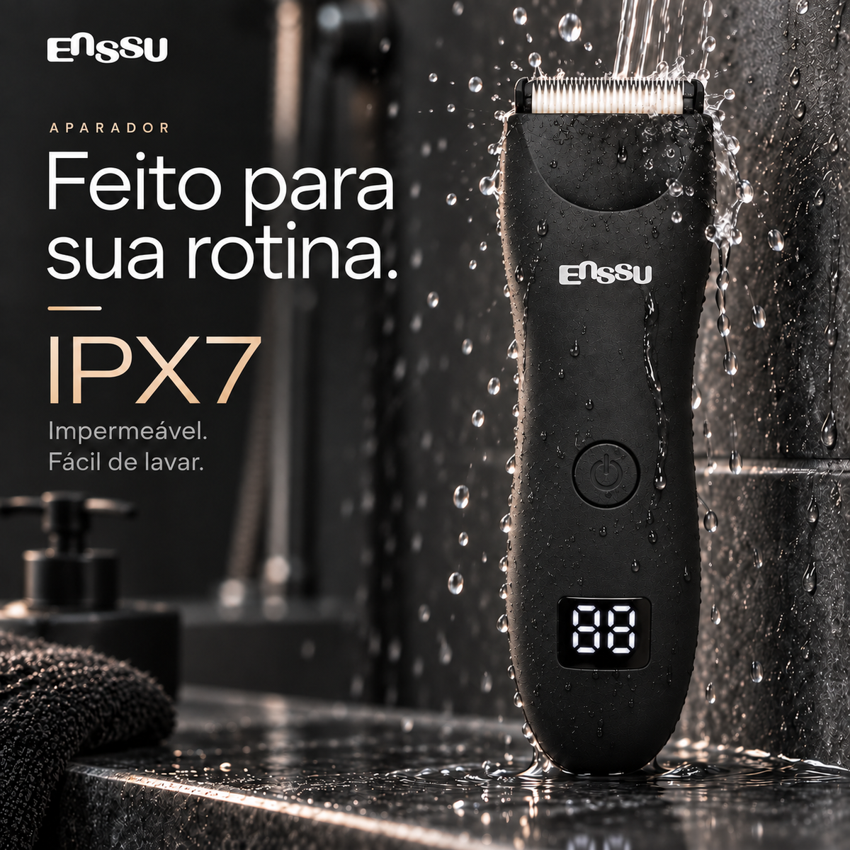 Aparador Corporal ENSSU Pro Preto