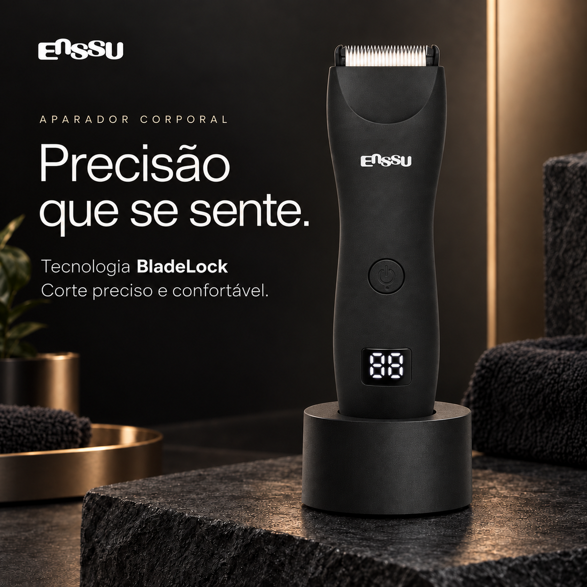 Aparador Corporal ENSSU Pro Preto