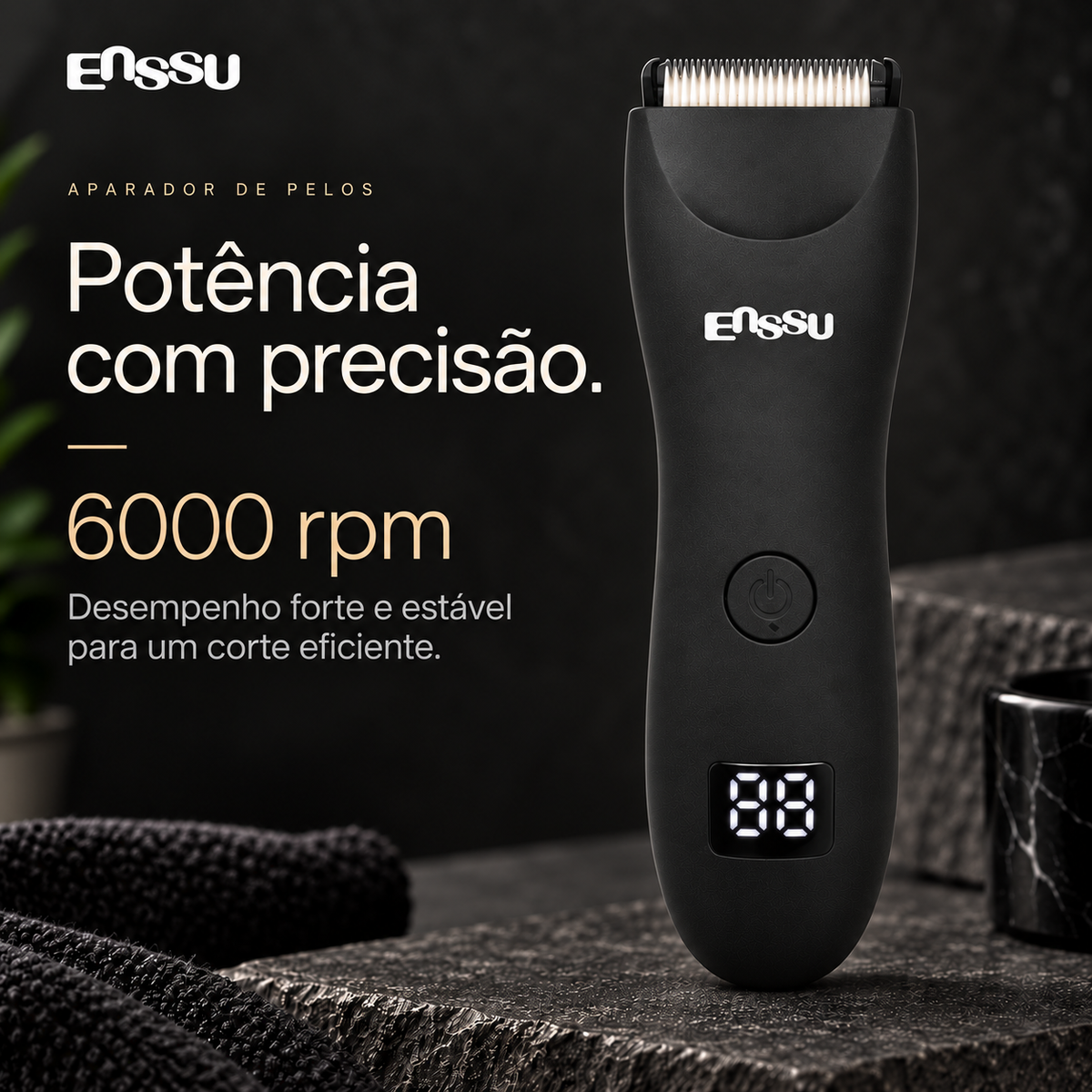 Aparador Corporal ENSSU Pro Preto